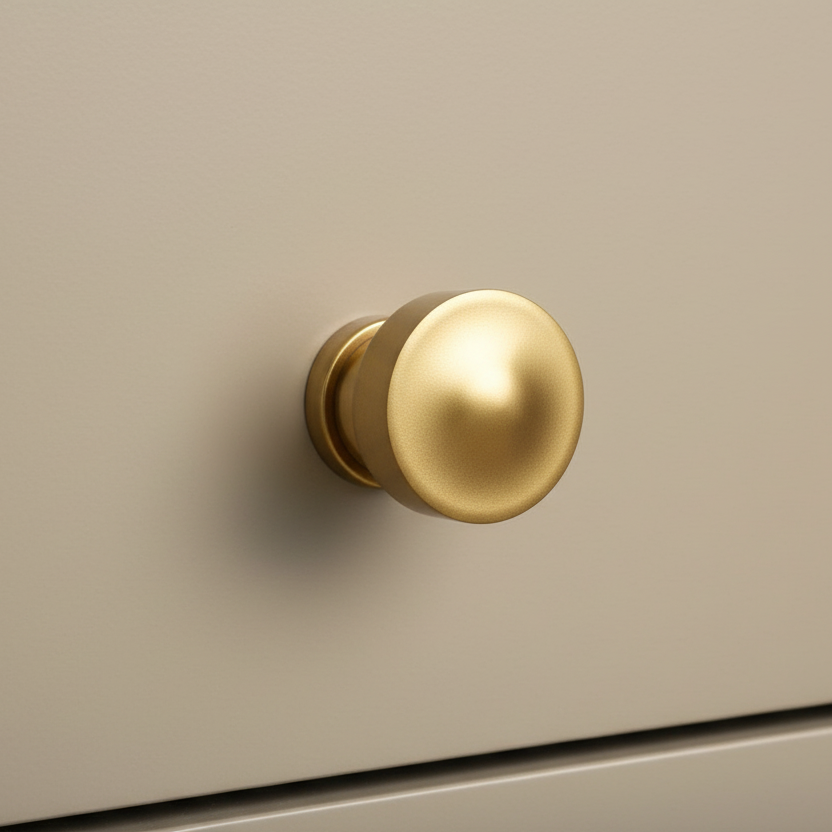 Cosmas 704GC Gold Champagne Round Contemporary Cabinet Knob
