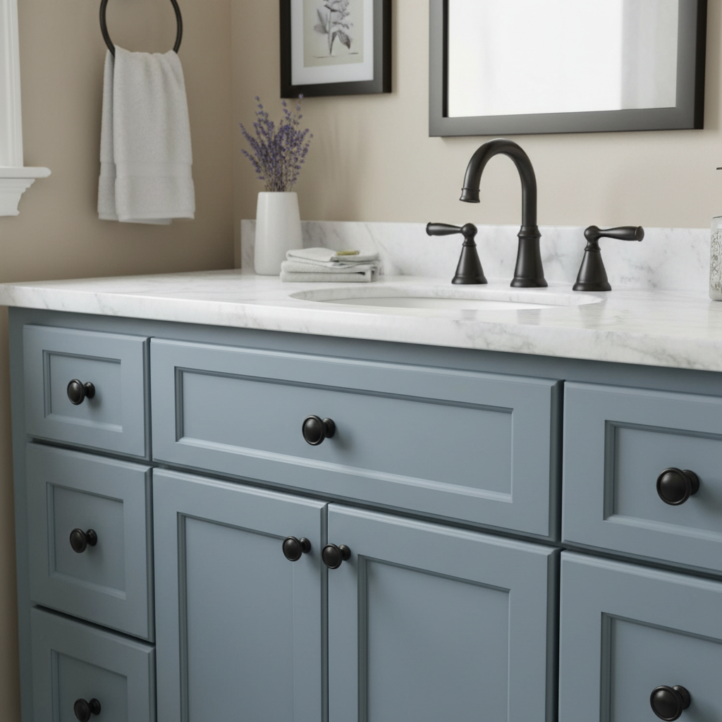 Cosmas 9501FB Flat Black Cabinet Knob