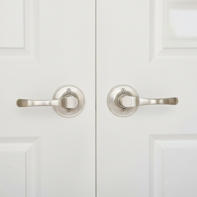 Arlington Dummy Lever Handle, Satin Nickel