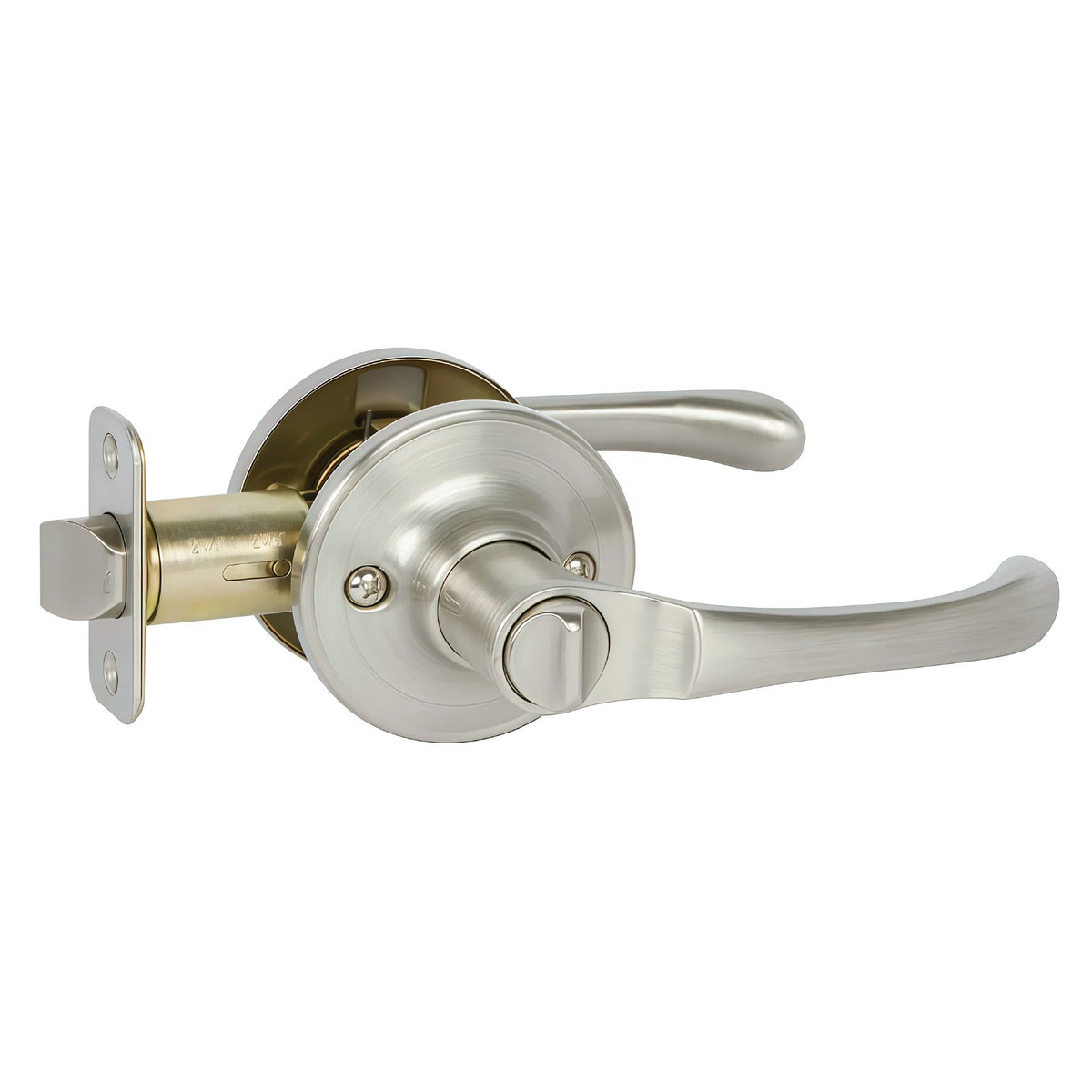 Arlington Privacy Lever Handle, Satin Nickel