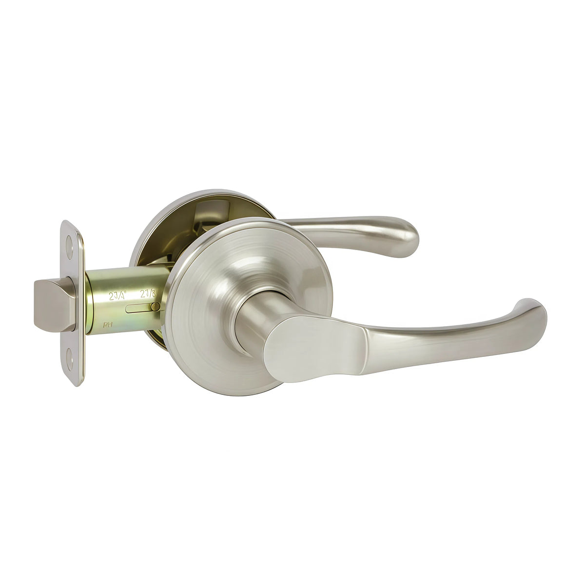Arlington Passage Door Lever Handle, Satin Nickel
