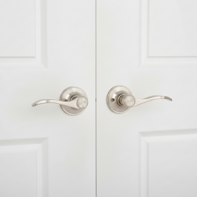 Kingston Dummy Lever, Satin Nickel