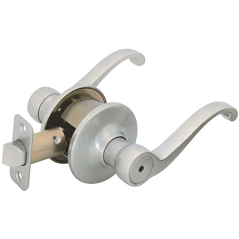 Richmond Privacy Door Lever, Satin Nickel