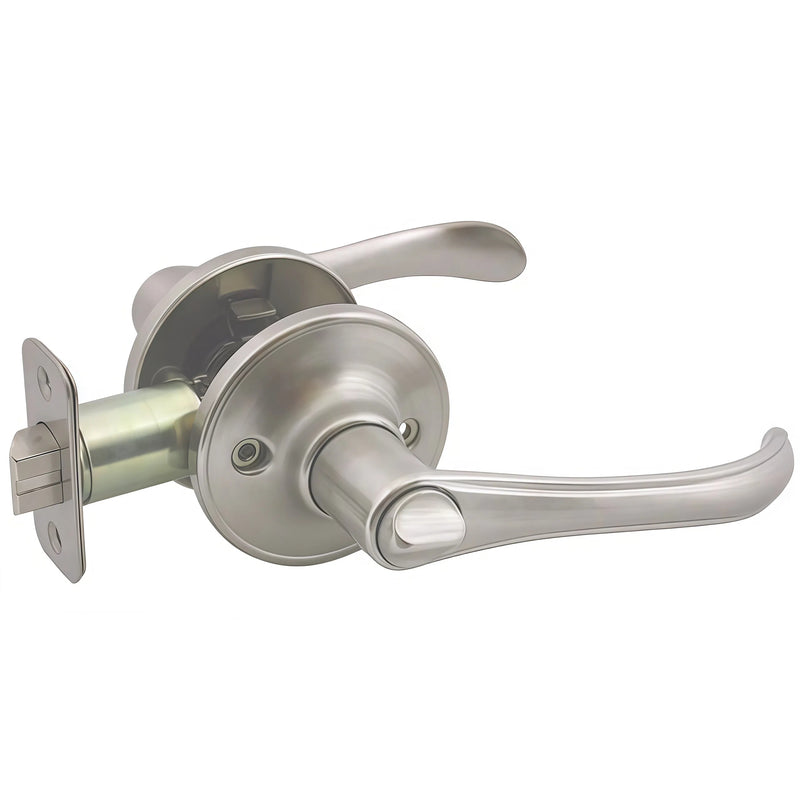 Rochester Privacy Door Lever, Satin Nickel