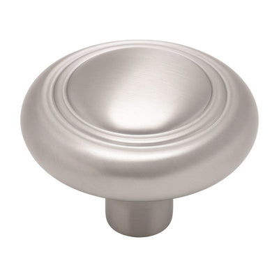 Satin nickel cabinet knob