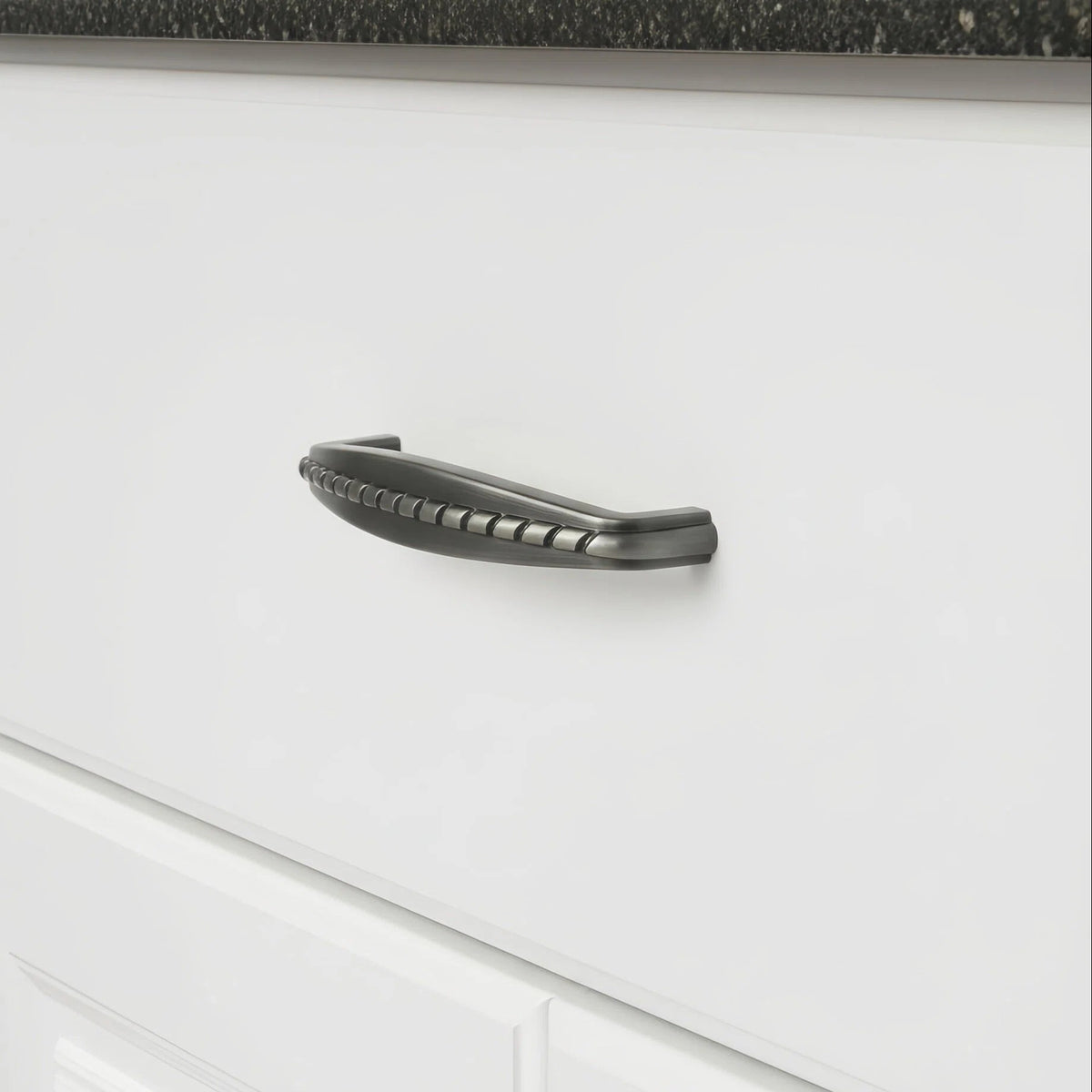 Cosmas 228-96AS Antique Silver Rope Cabinet Pull