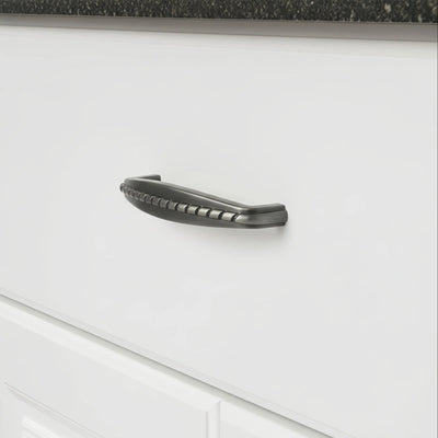 Cosmas 228-96AS Antique Silver Rope Cabinet Pull