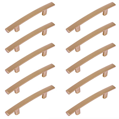 Diversa Gold Champagne 3" (76mm) Subtle Arch Cabinet Pull