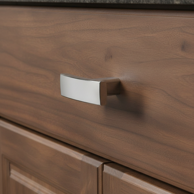 Cosmas 2363CH Polished Chrome Subtle Arch Cabinet T Knob