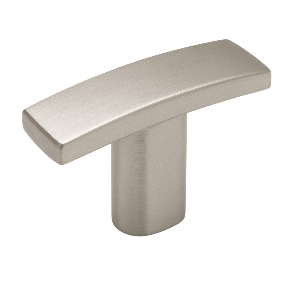 Cosmas 2363SN Satin Nickel Subtle Arch Cabinet T Knob