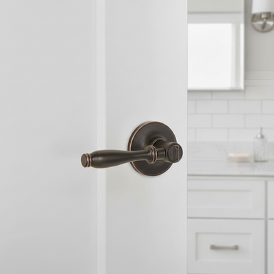 Villa Privacy Lever, Oil Rubbed Bronze