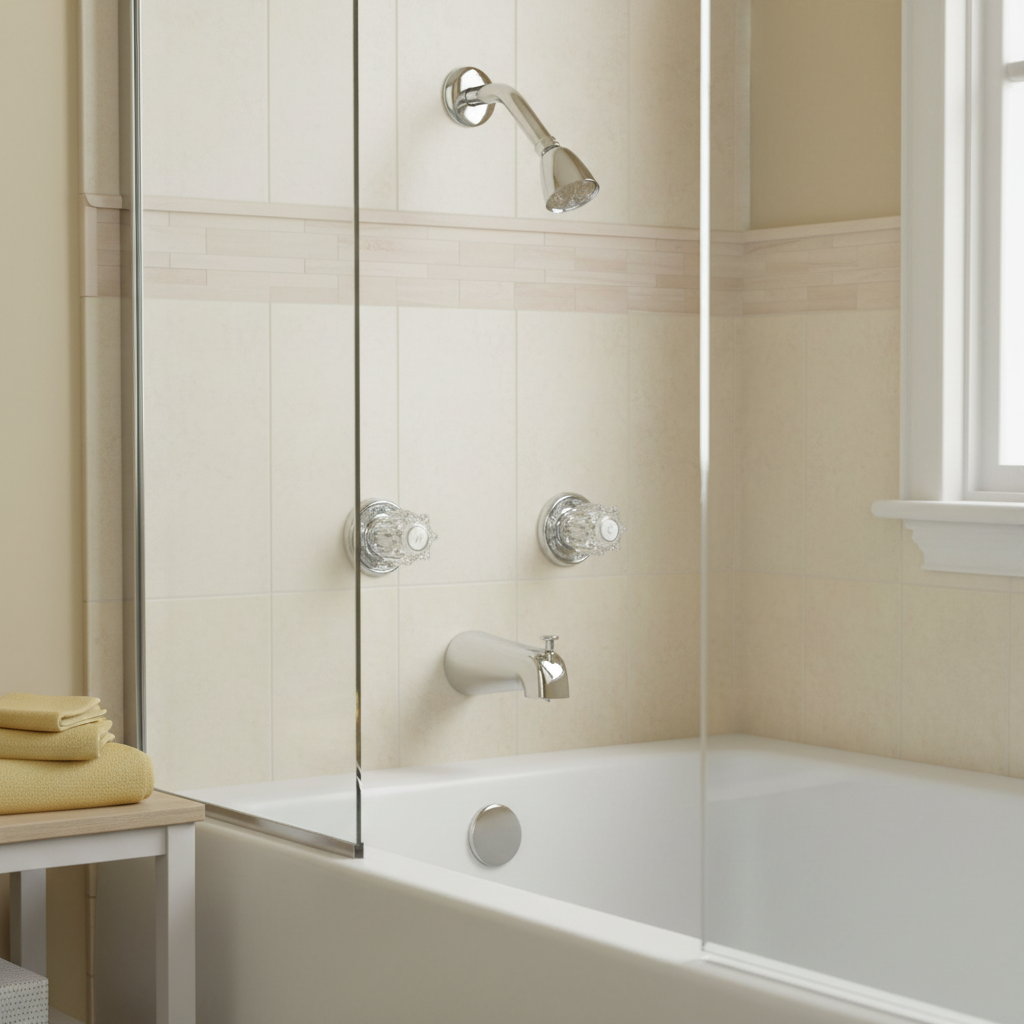 Crystal Cove 12-6069 Chrome Tub/Shower Combo Faucet