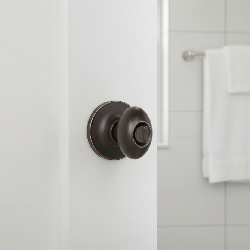 Somerset Privacy Door Knob, Oil Rubbed Bronze