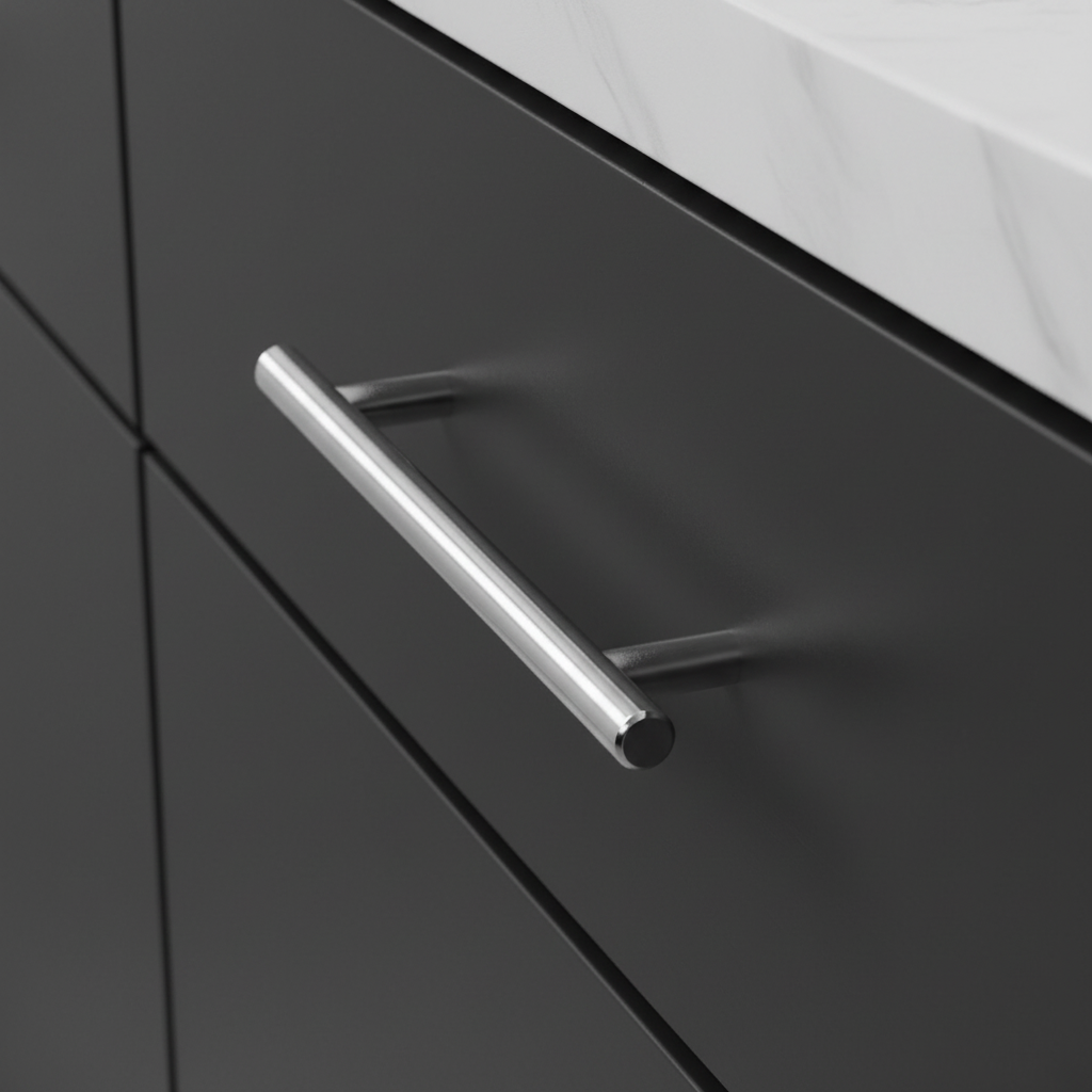 Cosmas 305-030CH Polished Chrome Euro Style Bar Pull