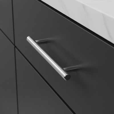 Cosmas 305-030CH Polished Chrome Euro Style Bar Pull