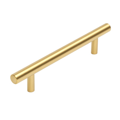 Cosmas 305-128BB Brushed Brass Euro Style Bar Pull