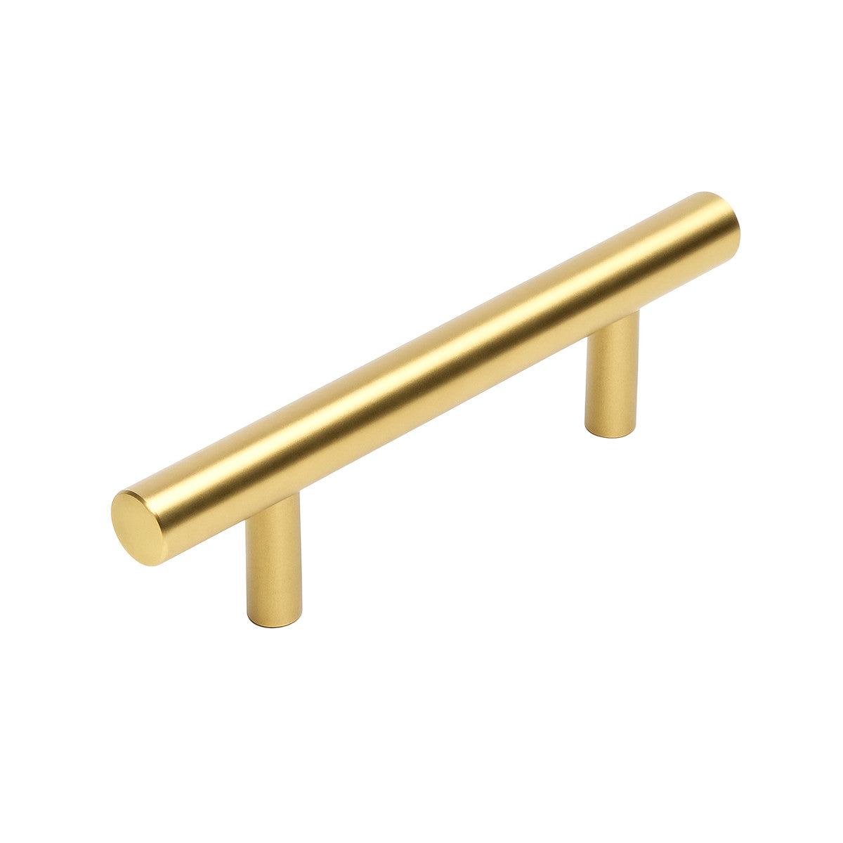 Cosmas 305-2.5BB Brushed Brass Euro Style Bar Pull