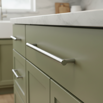 Cosmas 305-320CH Polished Chrome Euro Style Bar Pull