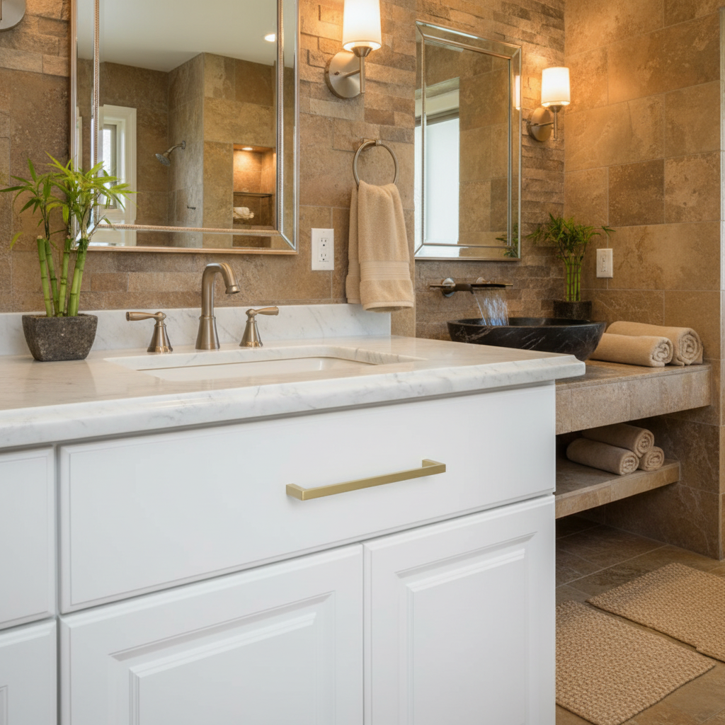 Cosmas 3133-224BG Brushed Gold Cabinet Pull