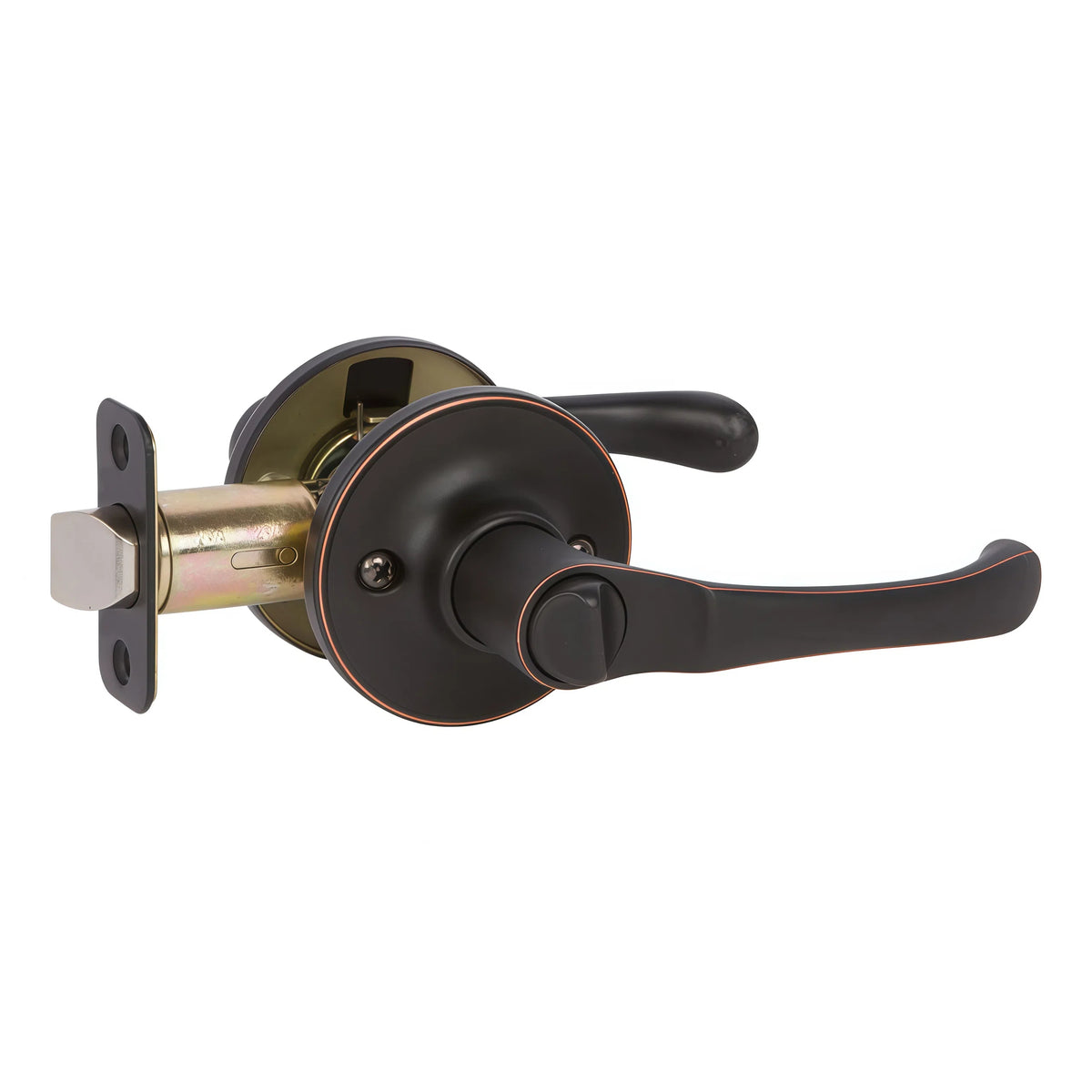 Arlington Privacy Door Lever Handle, Oil Rubbed Bronze