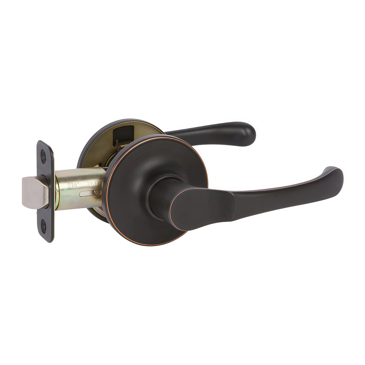 Arlington Passage Door Lever Handle, Oil Rubbed Bronze