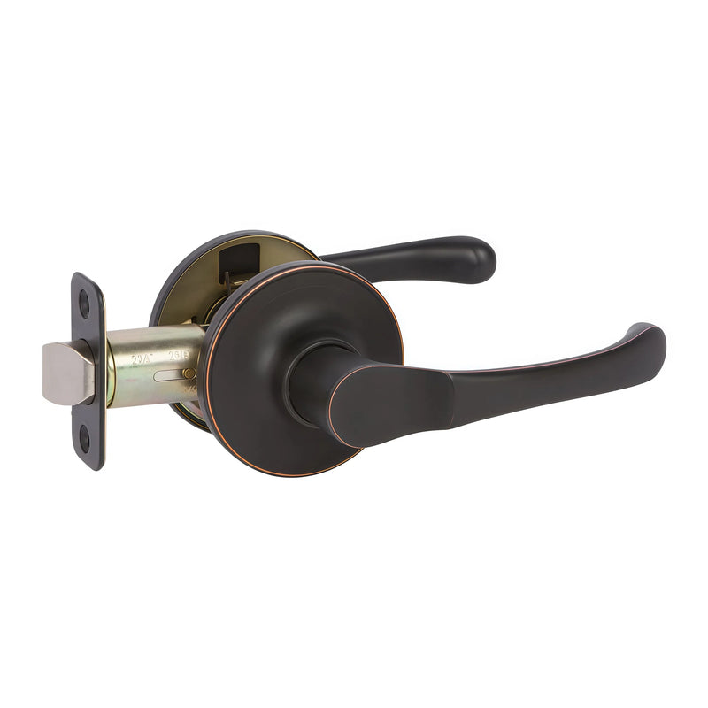 Arlington Passage Door Lever Handle, Oil Rubbed Bronze