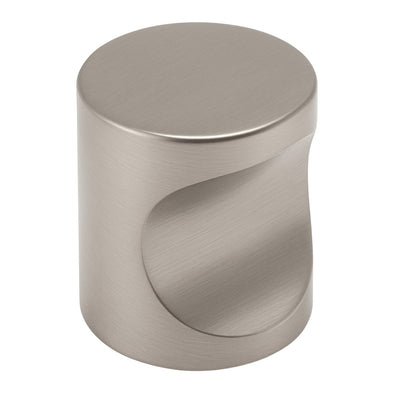 Satin nickel cabinet knob