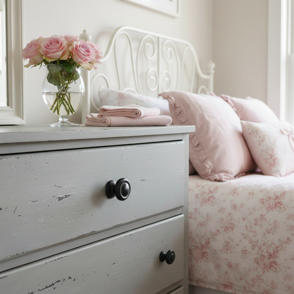 Cosmas 3317FB Flat Black Cabinet Knob