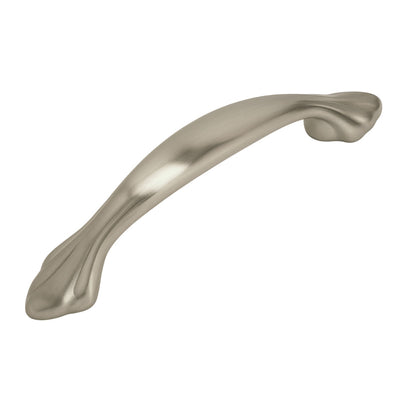 Satin nickel cabinet pull