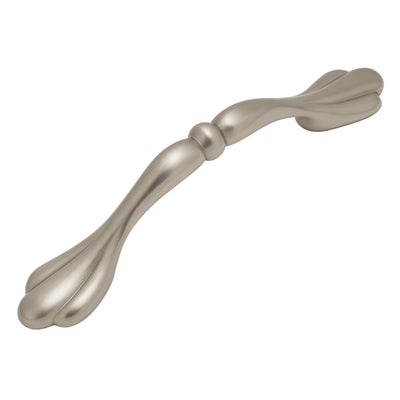 Satin nickel cabinet pull