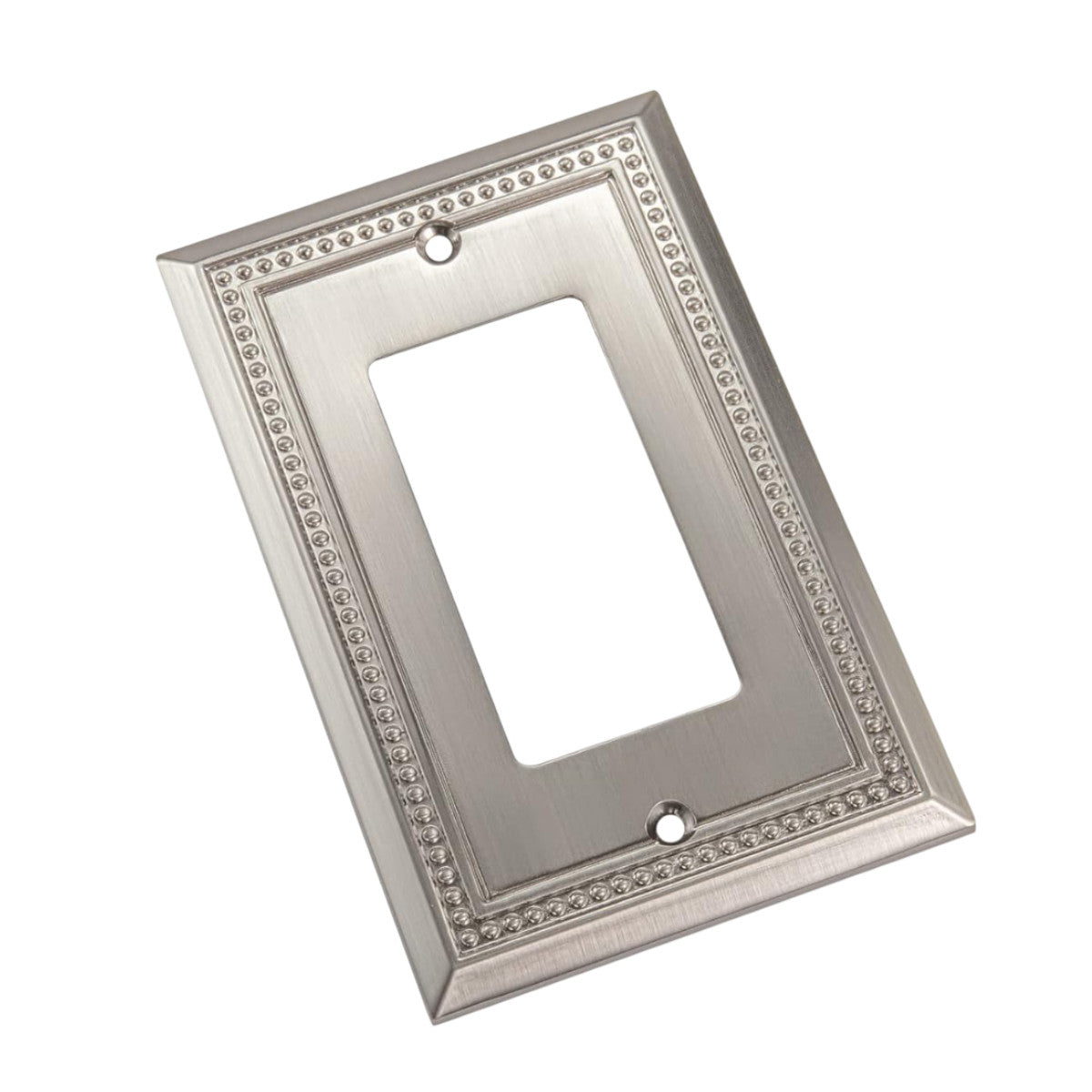 Harmon Satin Nickel Single Decora Decorative Switchplate Cover
