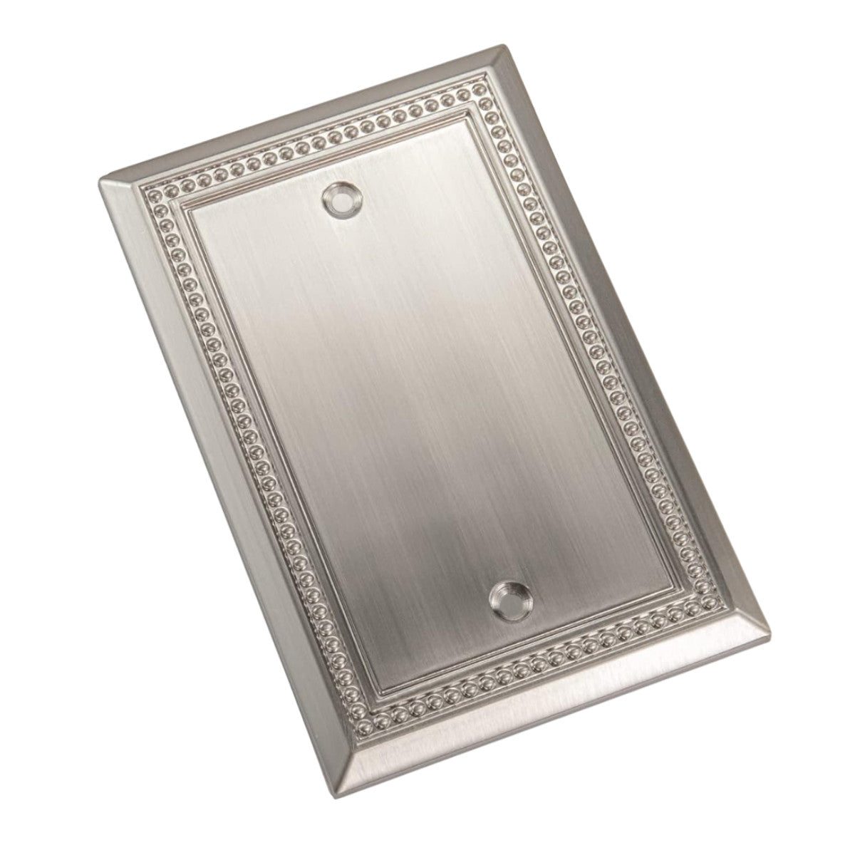 Harmon Satin Nickel Single Blank Decorative Switchplate Cover