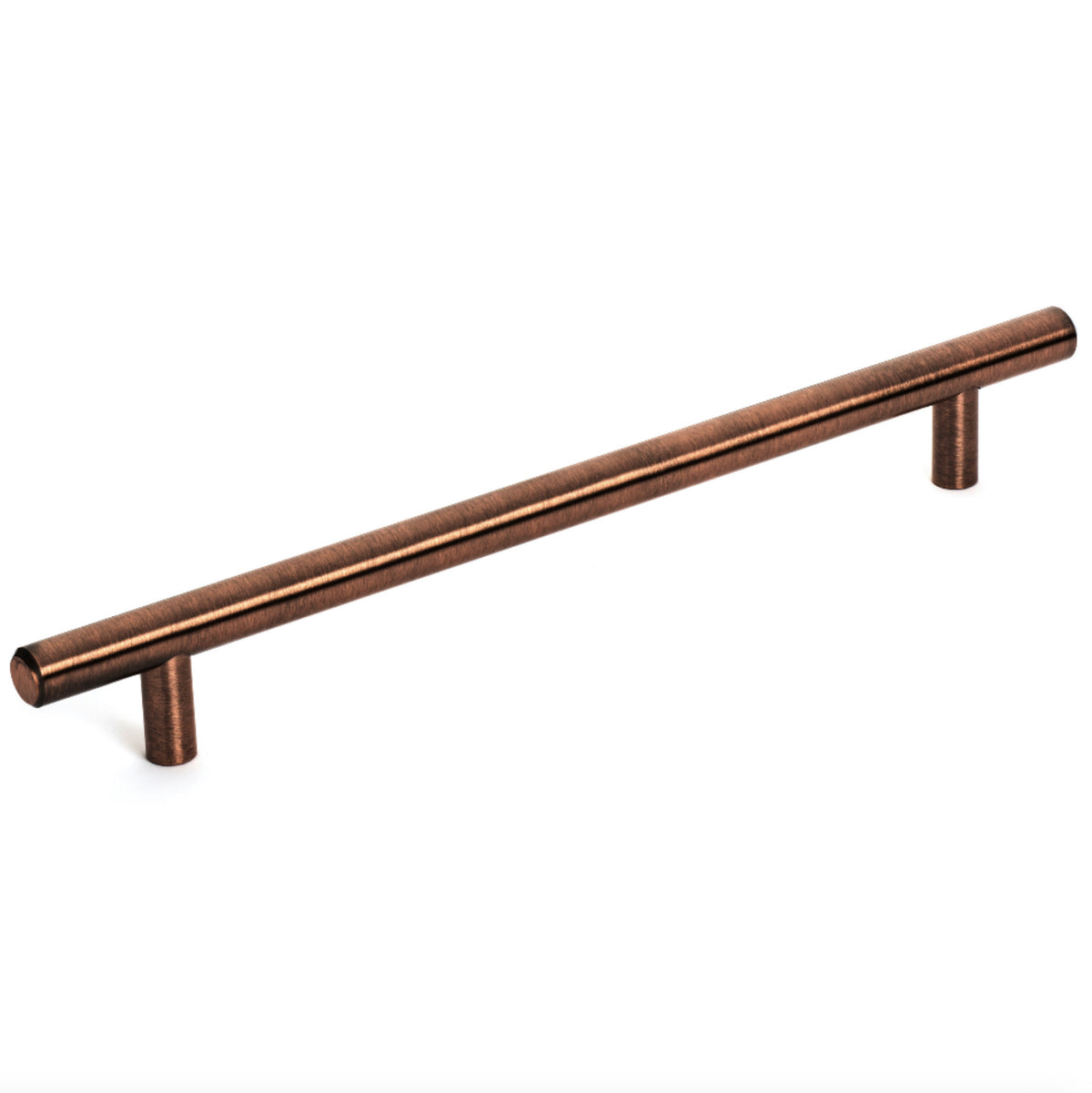 Diversa Dark Antique Copper Euro Style 7-1/2" (192mm) Cabinet Bar Pull