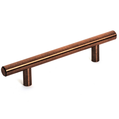 Diversa Dark Antique Copper Euro Style 3-3/4&quot; (96mm) Cabinet Bar Pull