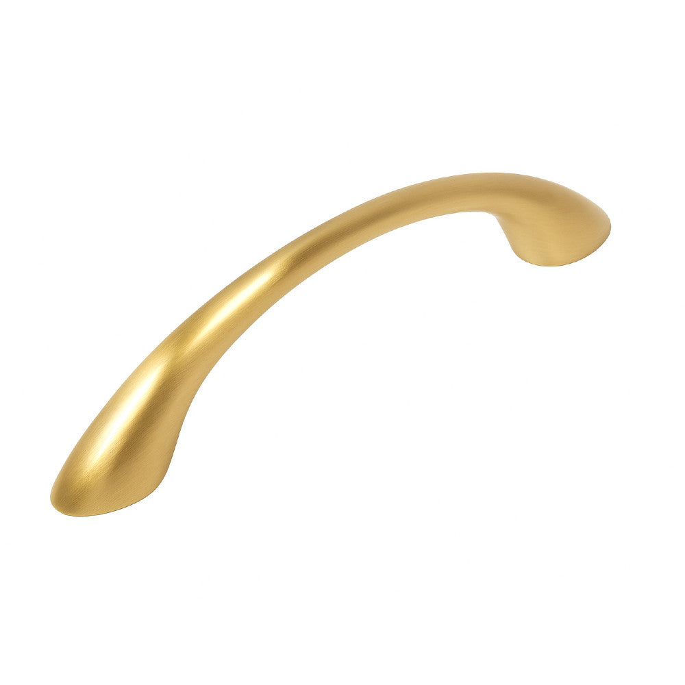 Cosmas 4003BB Brushed Brass Arch Cabinet Pull
