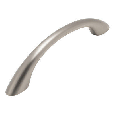 Satin nickel arch cabinet pull
