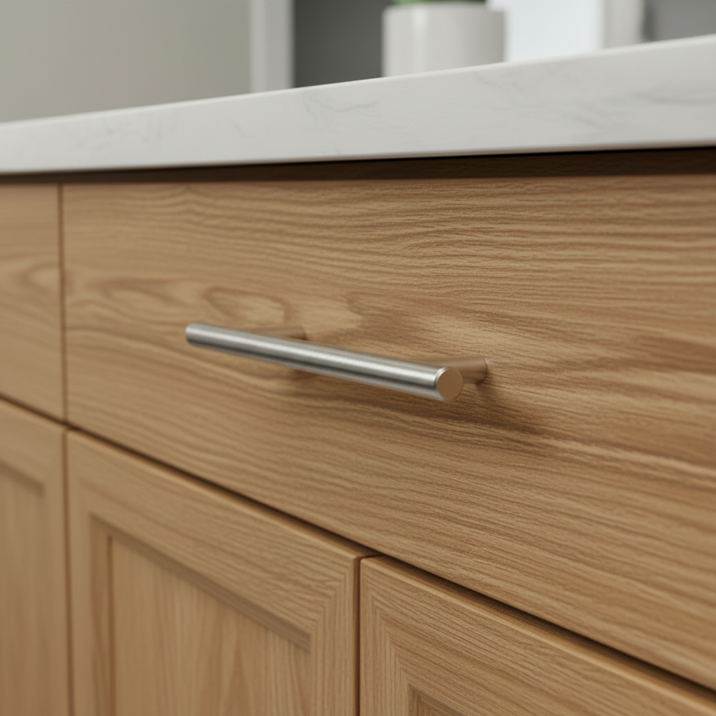 Cosmas 404-2.5SS Stainless Steel Slim Line Euro Style Bar Pull