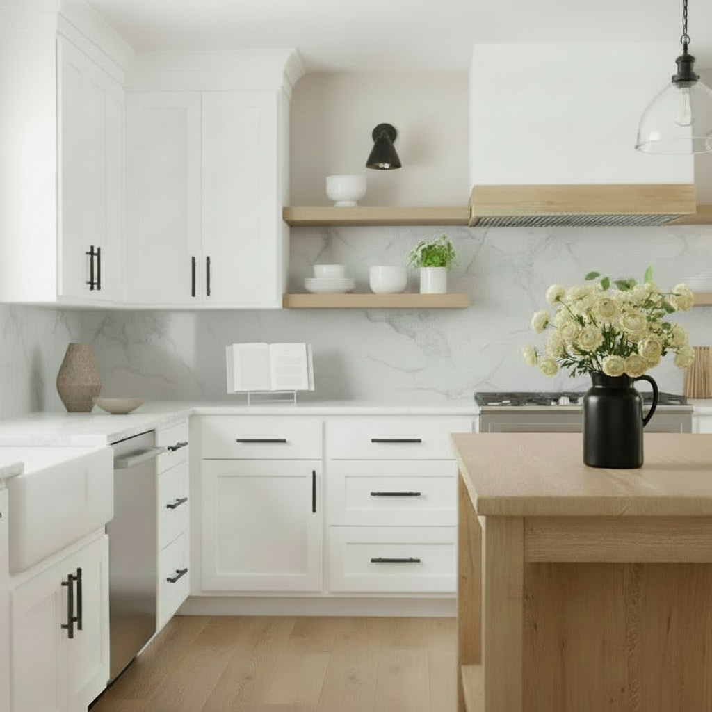 Cosmas 404-192FB Flat Black Slim Line Euro Style Bar Pull