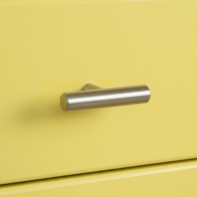 Cosmas 404SN Satin Nickel Slim Line Euro Style T Bar Knob