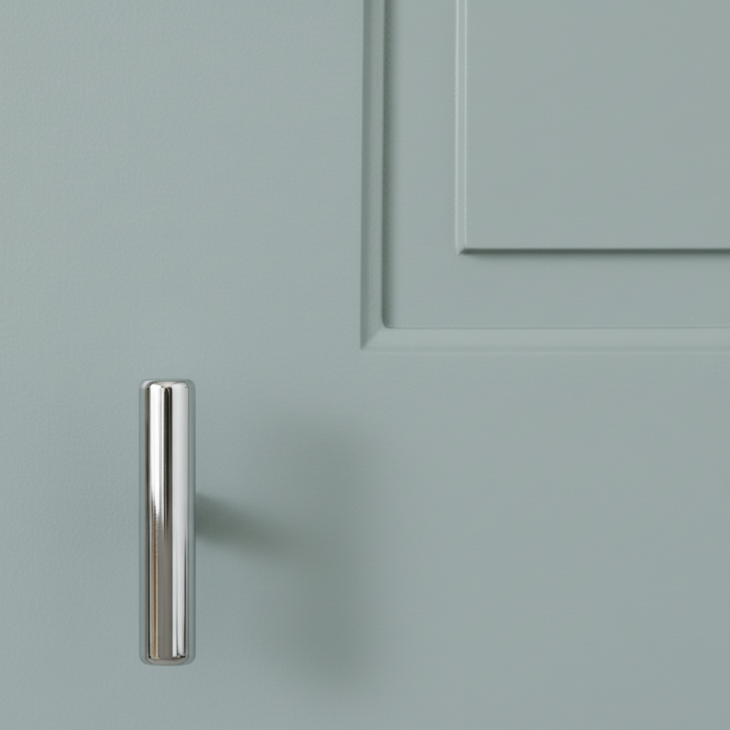 Cosmas 404CH Polished Chrome Slim Line Euro Style T Bar Knob
