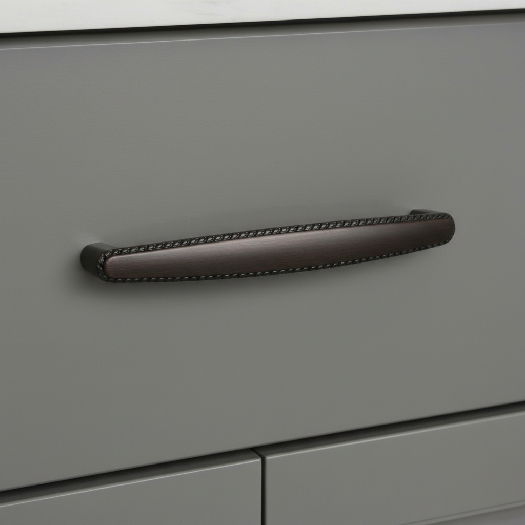Cosmas 4112ORB Oil Rubbed Bronze Rope Cabinet Pull