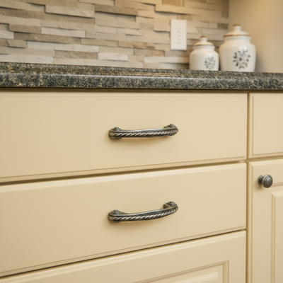 Cosmas 4114WN Weathered Nickel Rope Cabinet Pull
