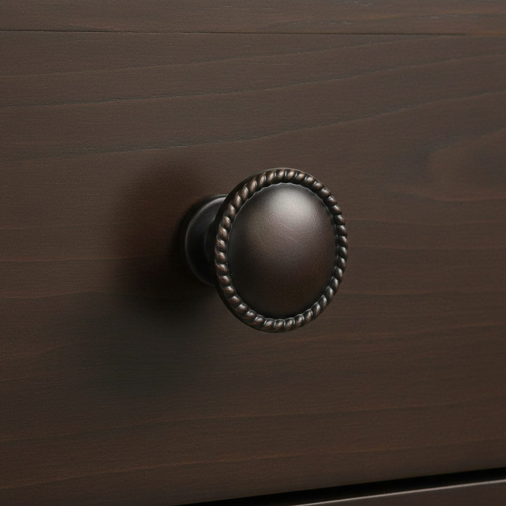 Cosmas 4115ORB Oil Rubbed Bronze Rope Cabinet Knob