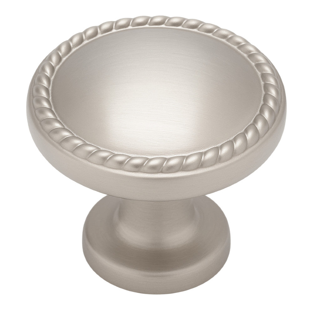 Cosmas 4115SN Satin Nickel Rope Cabinet Knob
