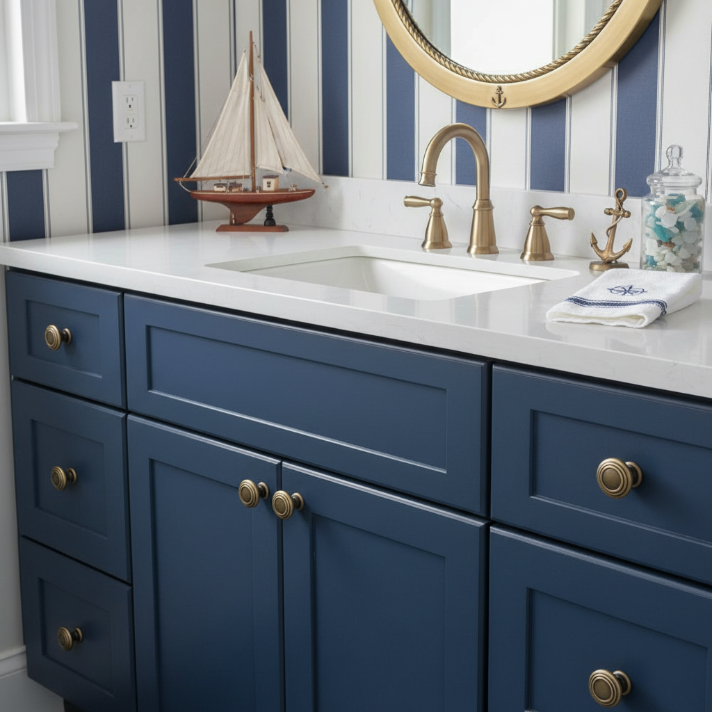 Cosmas 4122BAB Brushed Antique Brass Ring Cabinet Knob