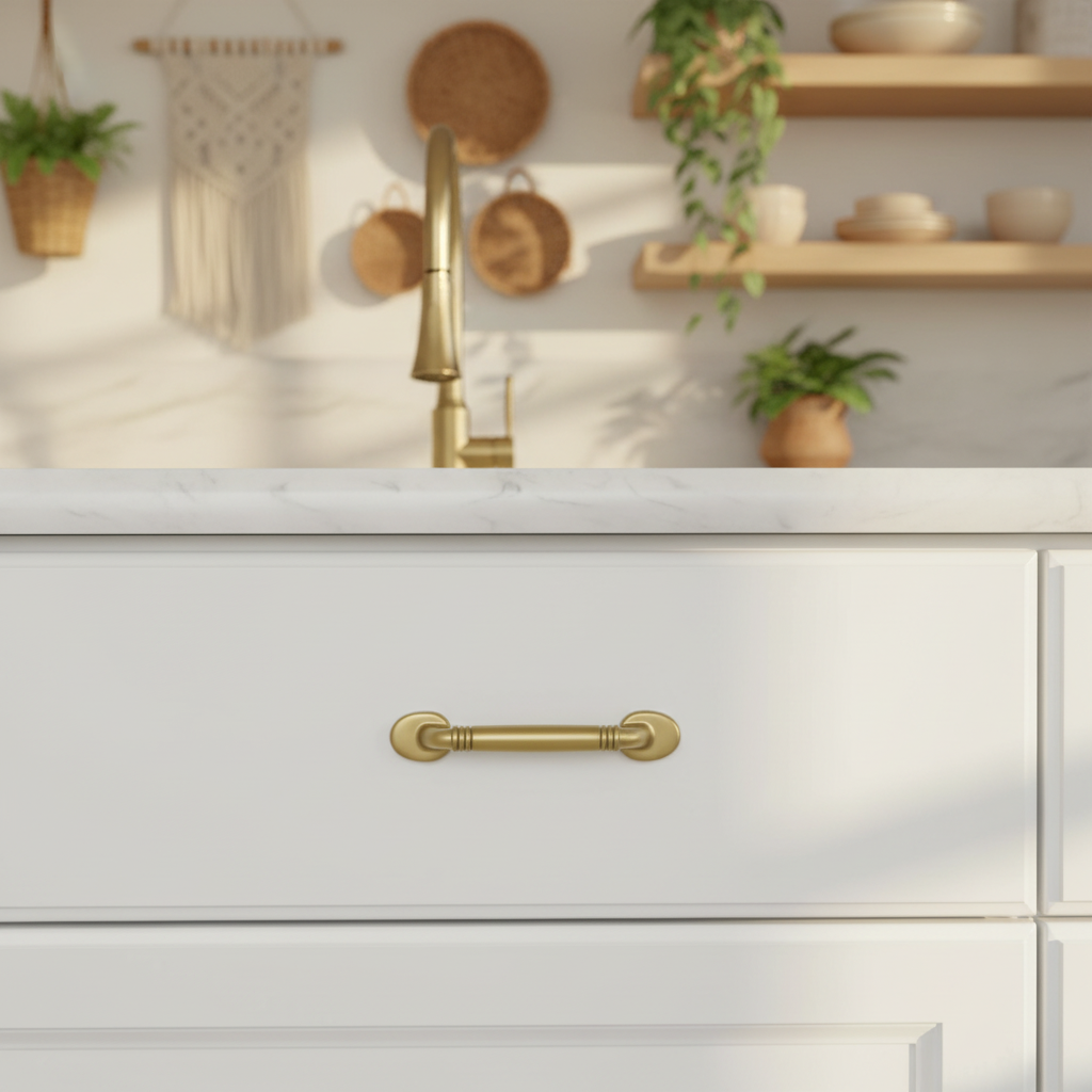 Cosmas 4183BB Brushed Brass Cabinet Pull