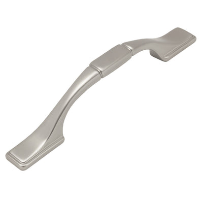 Satin nickel cabinet pull