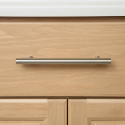 Cosmas 425-128-H-SS Stainless Steel Euro Style Hollow Bar Pull