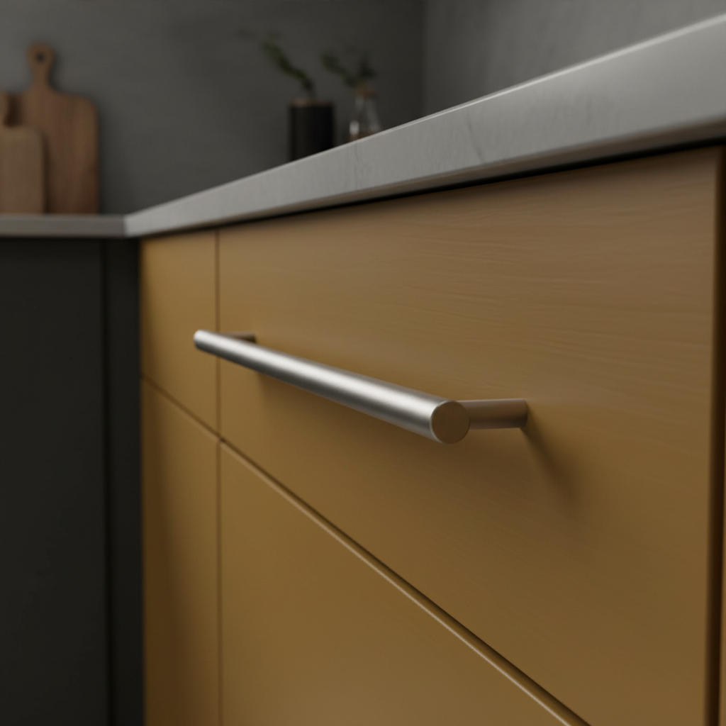 Cosmas 425-320-H-SS Stainless Steel Euro Style Hollow Bar Pull