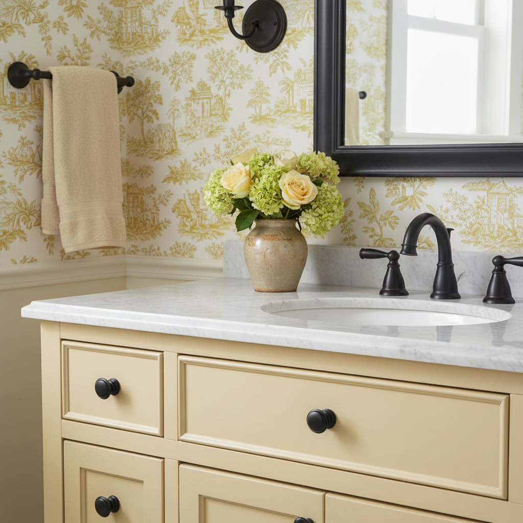 Cosmas 4251FB Flat Black Cabinet Knob